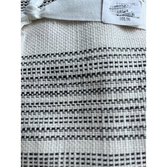 Pottery Barn Hawthorn Striped Blue Cotton Pillow Sham Cover KING Size 36x20 New - Picture 3 of 3